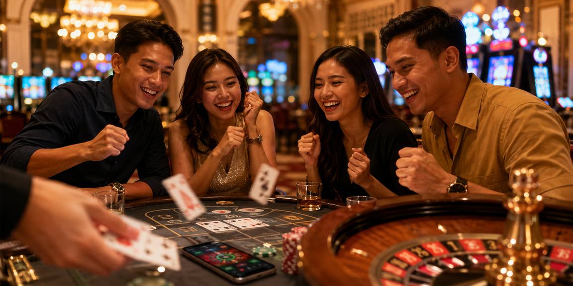 Meja Live Casino dengan Streaming Profesional